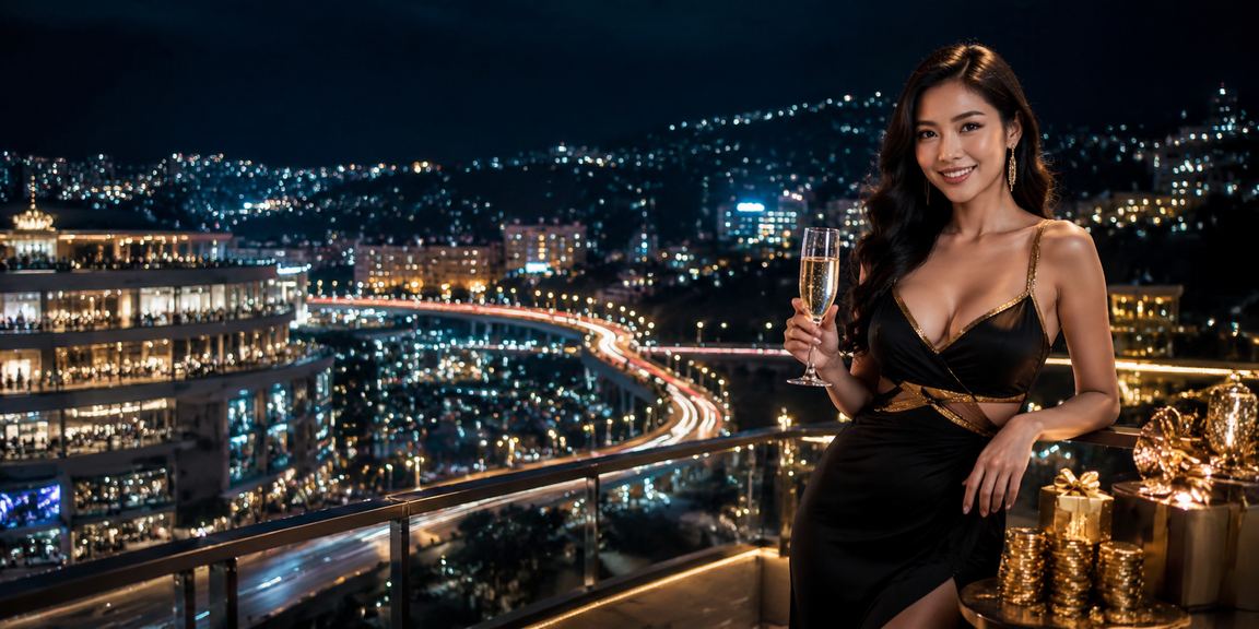 Khung cảnh casino với ánh sáng neon tại Việt Nam